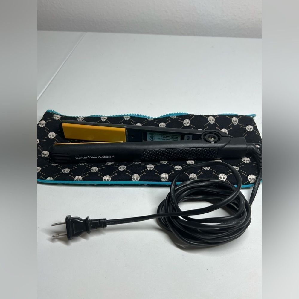 Generic Value Product Ceramic Straight Flat Iron Paradise Black